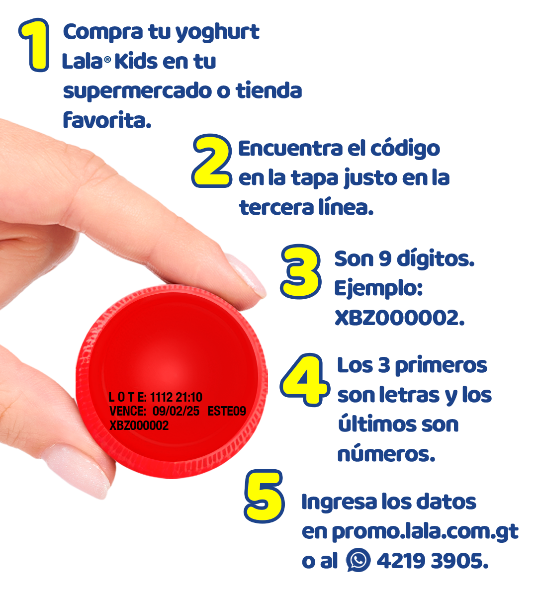 pasos promoción